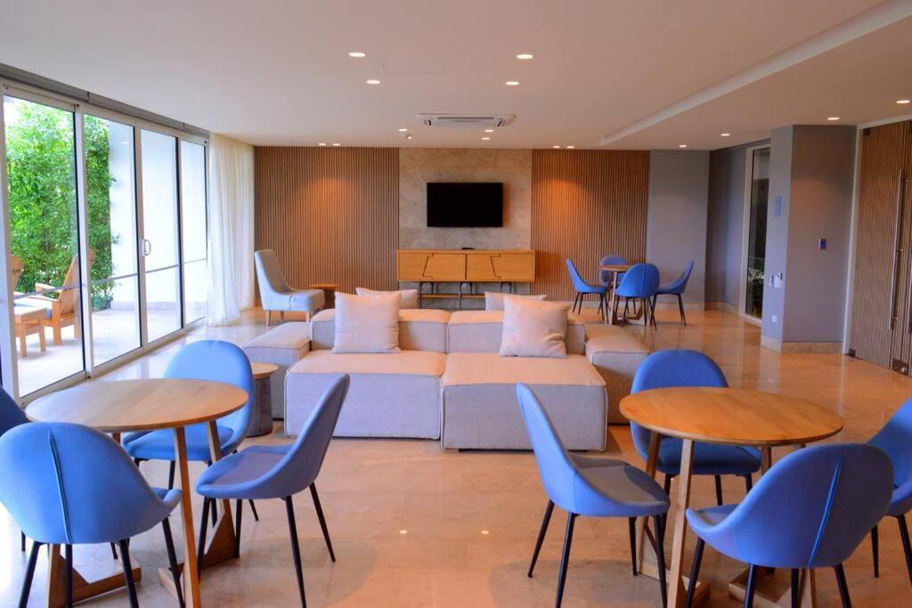 Lujoso Penthouse - Vista Al Mar - Playa Privada Leilighet Cartagena Eksteriør bilde